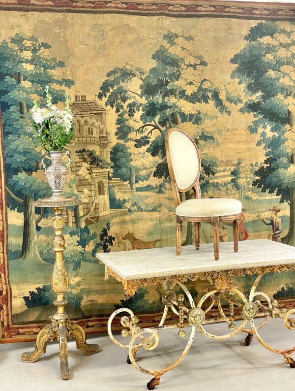 18th Century Rare Fine Pastoral Abusson Tapestry