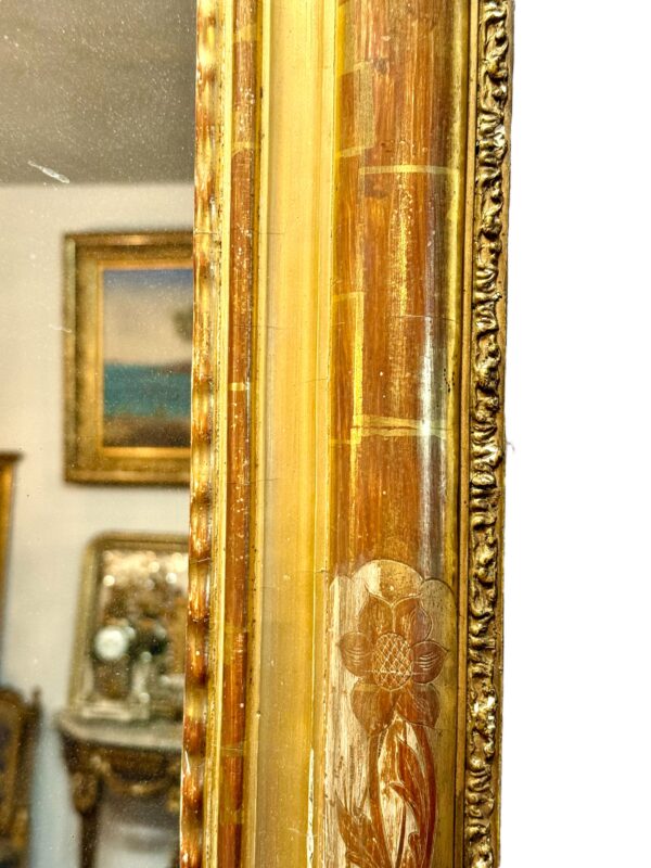 19th Century Louis Philippe Giltwood Mirror