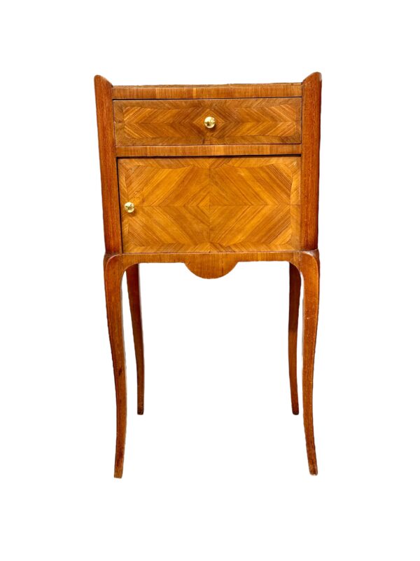 Pair of Inlaid Nightstands, Early 20th Century
