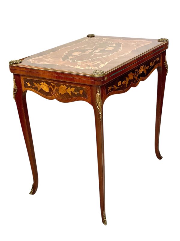 19th Century Game Table with Marquetry - Image 15