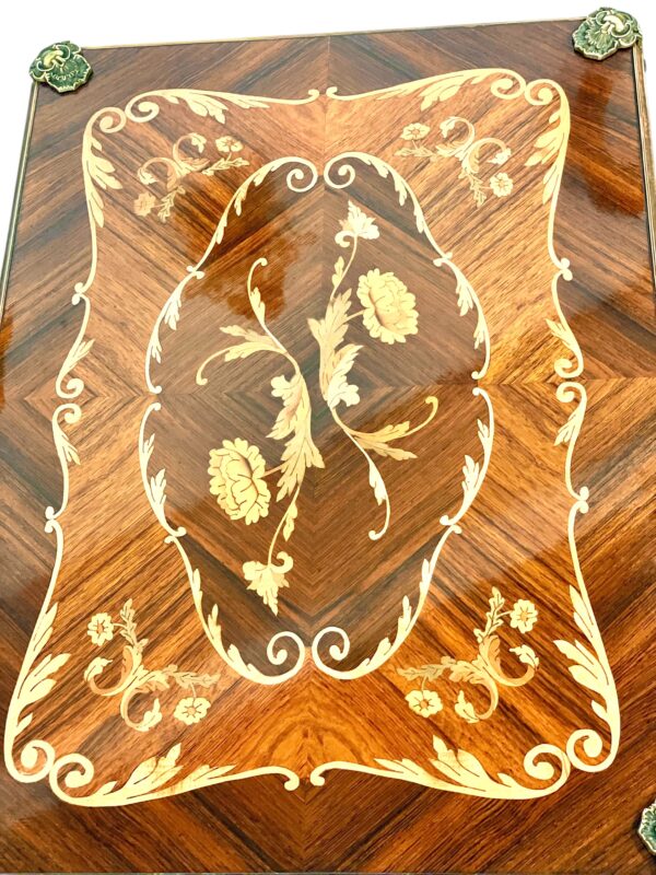 19th Century Game Table with Marquetry - Image 16