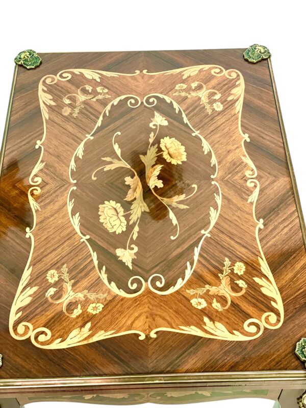 19th Century Game Table with Marquetry - Image 18