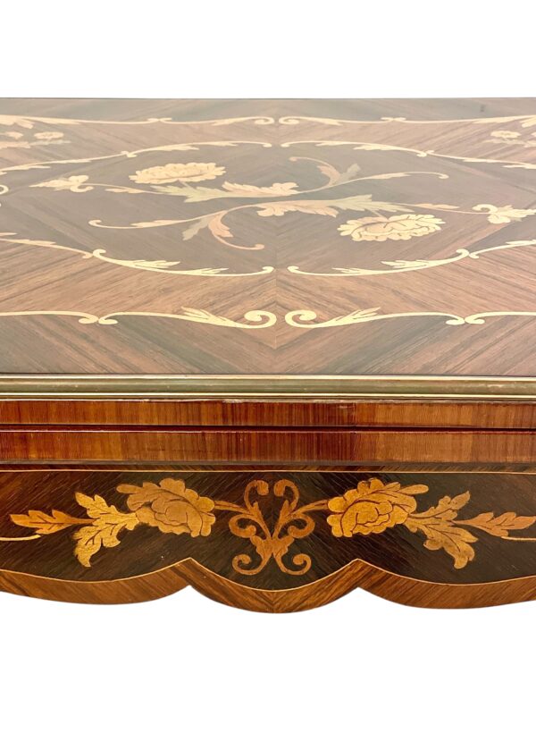 19th Century Game Table with Marquetry - Image 6