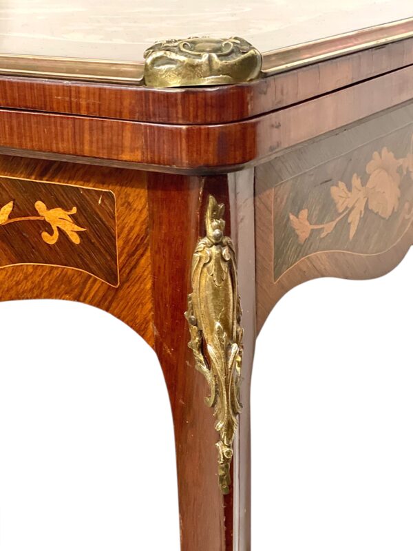 19th Century Game Table with Marquetry - Image 7