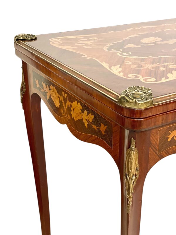 19th Century Game Table with Marquetry - Image 8