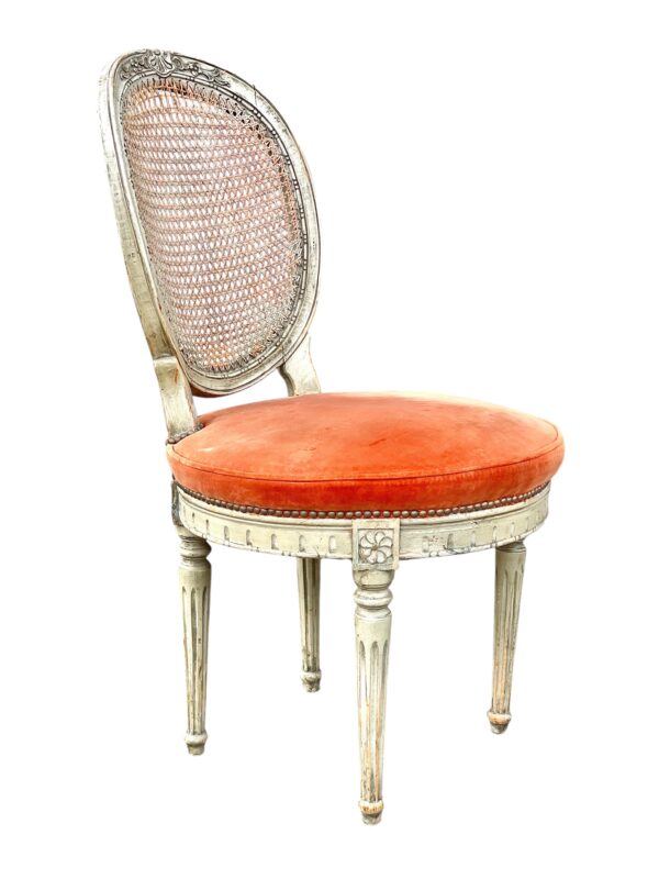 Rare Set of 14 Louis XVI Period Dining Chairs