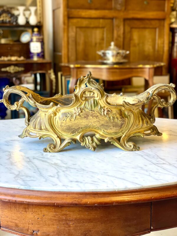 19th Century Rococo Style Gilt Bronze Jardinière or Centerpiece