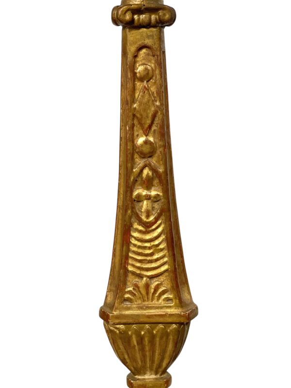 18th Century Giltwood Pricket Candlestick
