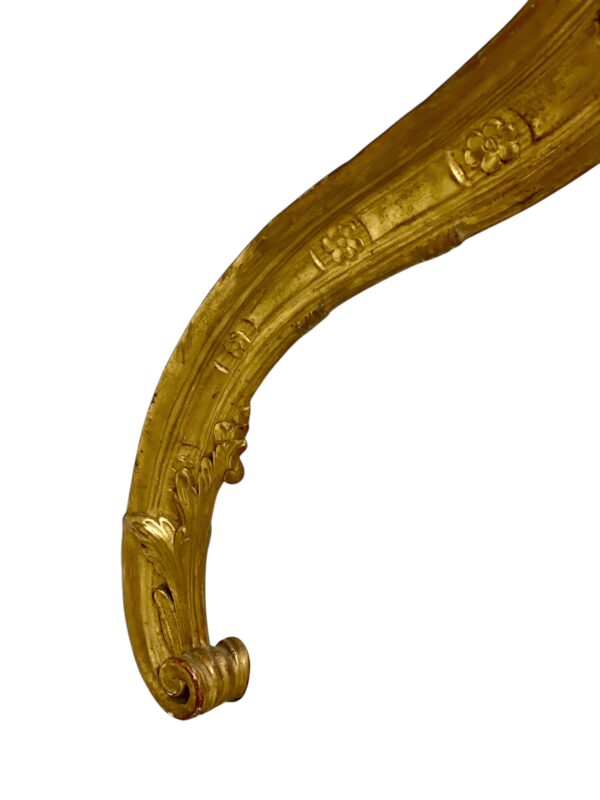 18th Century Louis XV Giltwood Console with Original Marble Top