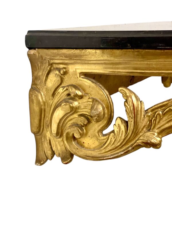 18th Century Louis XV Giltwood Console with Original Marble Top - Image 23