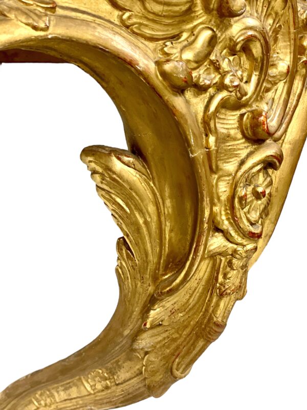 18th Century Louis XV Giltwood Console with Original Marble Top - Image 12