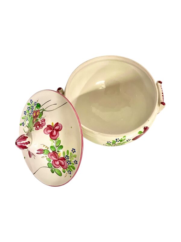 19th Century Faience Soup Tureen, Keller & Guérin Style, Lunéville