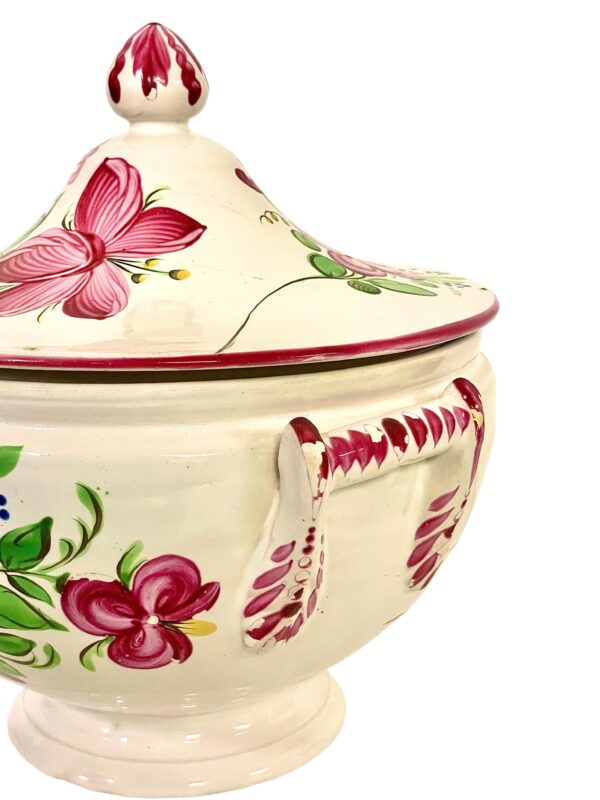 19th Century Faience Soup Tureen, Keller & Guérin Style, Lunéville - Image 8