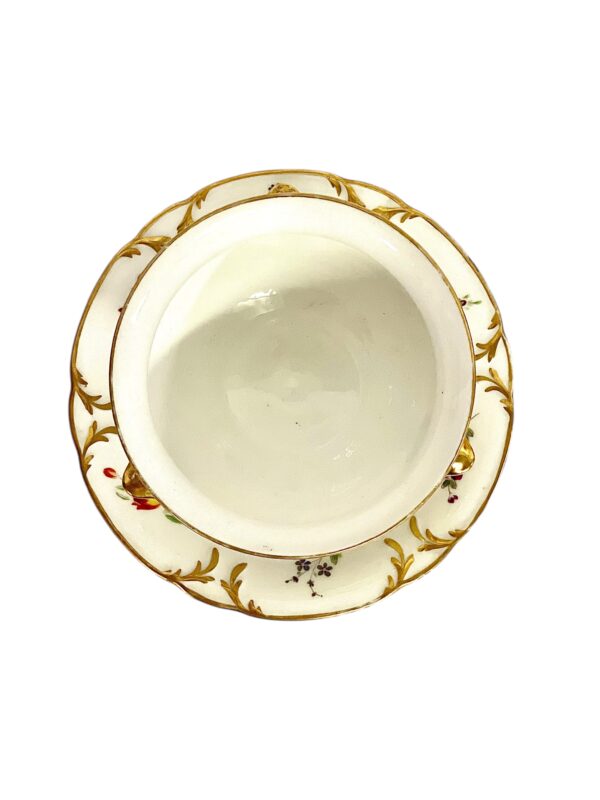 19th Century Pair of Paris Porcelain Lidded Confituriers