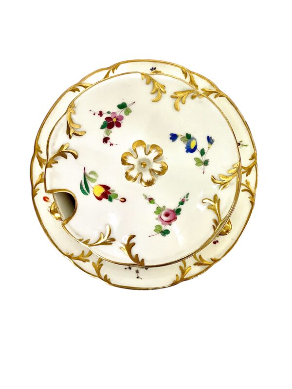 19th Century Pair of Paris Porcelain Lidded Confituriers