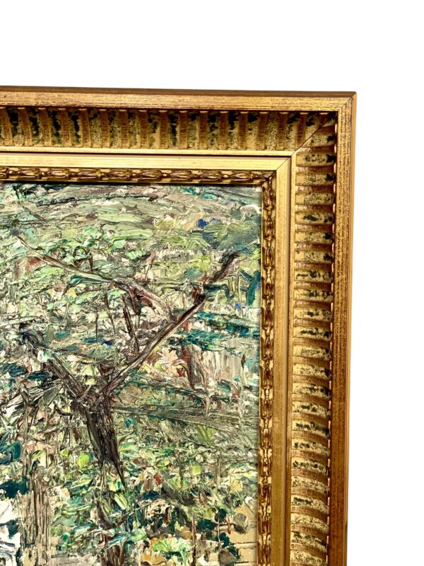 Oil Painting of Montmartre, Paris 1968 – Signed Dalian - Image 2