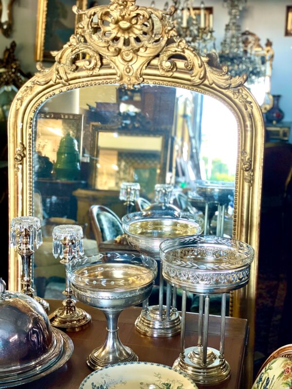 1880s Silver Plated & Crystal Centerpiece - Image 22