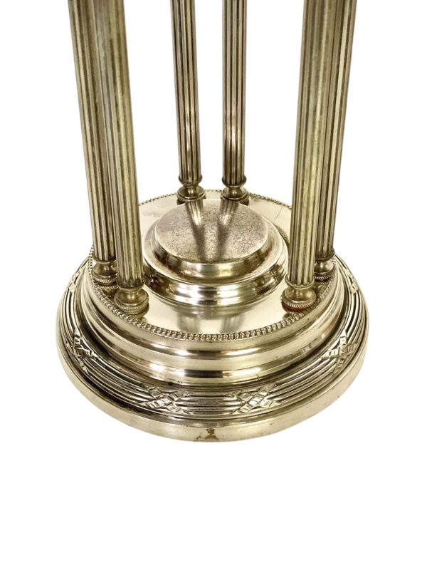1880s Silver Plated & Crystal Centerpiece