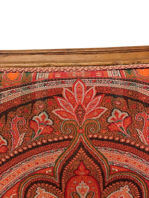 18th Century Directoire Bergère Chair with Paisley Upholstery
