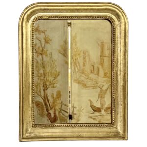 19th Century Louis Philippe Wall Giltwood Mirror
