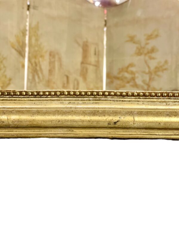 19th Century Louis Philippe Wall Giltwood Mirror