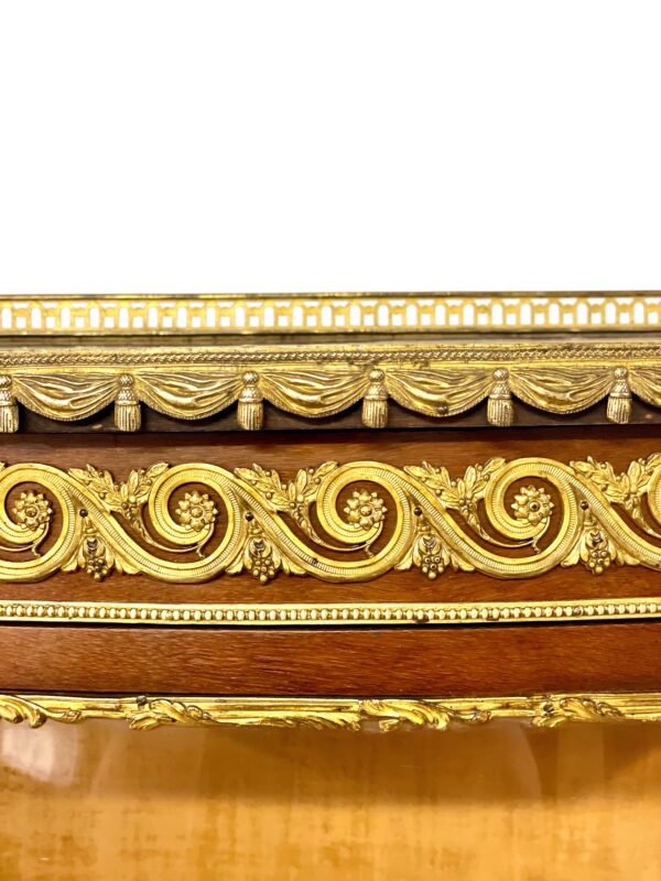 19th Century Vitrine with Ormolu, Marble Top & Glass Panels - Image 12