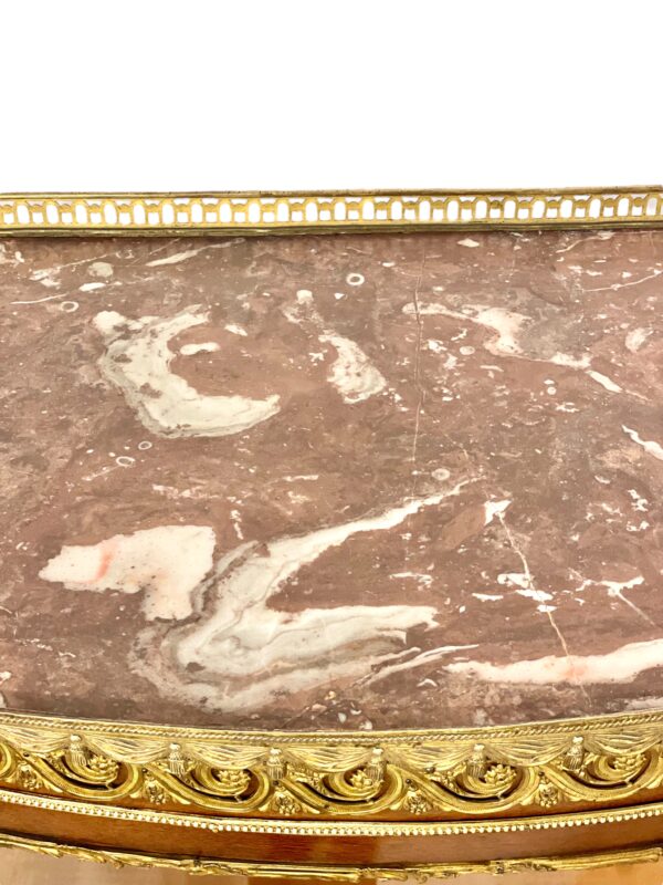 19th Century Vitrine with Ormolu, Marble Top & Glass Panels - Image 15