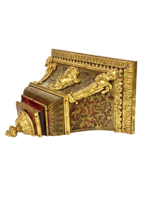 19th Century Wall Bracket Console with Gilt Bronze Mask and Satyrs - Image 11