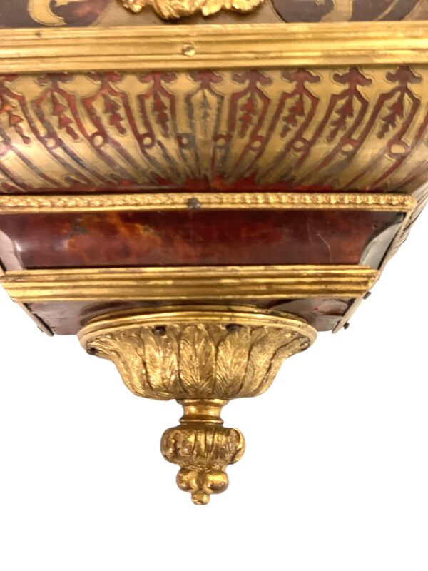 19th Century Wall Bracket Console with Gilt Bronze Mask and Satyrs