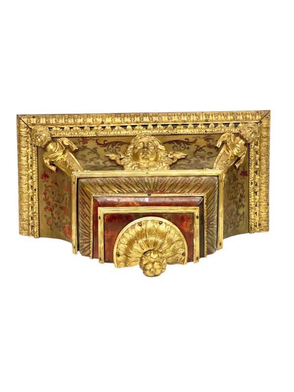 19th Century Wall Bracket Console with Gilt Bronze Mask and Satyrs - Image 28