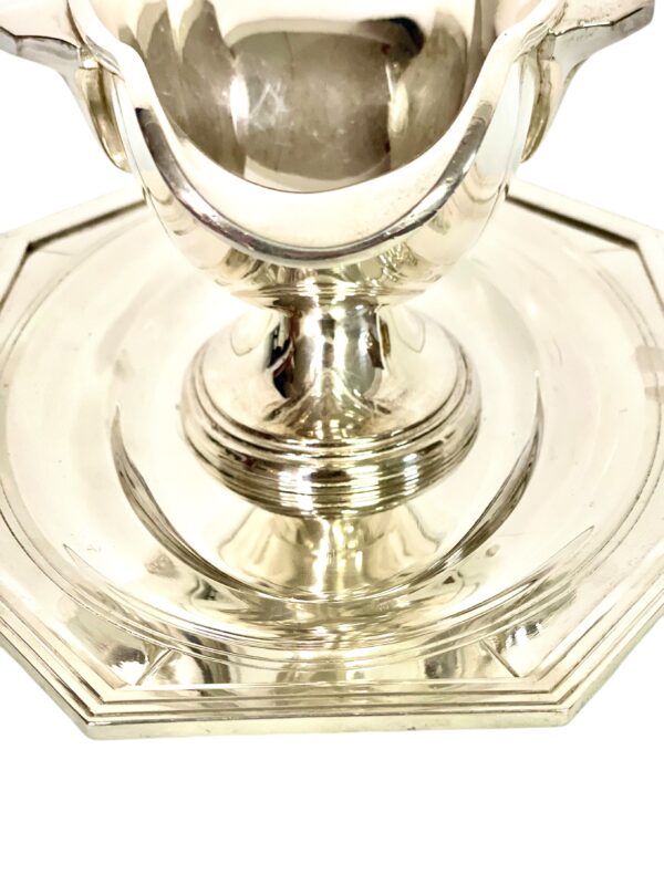 Art Deco Silver Plated Sauce Boat, Circa 1930s