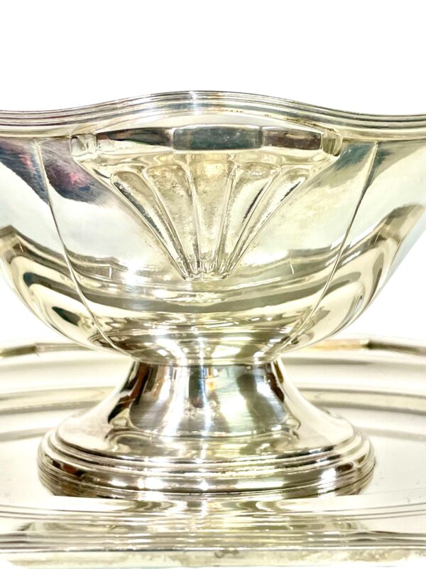 Art Deco Silver Plated Sauce Boat, Circa 1930s - Image 14