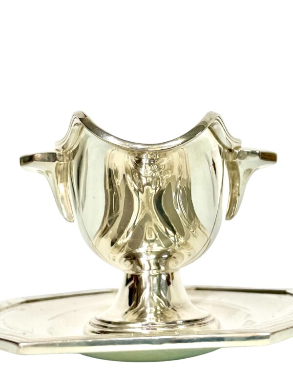 Art Deco Silver Plated Sauce Boat, Circa 1930s