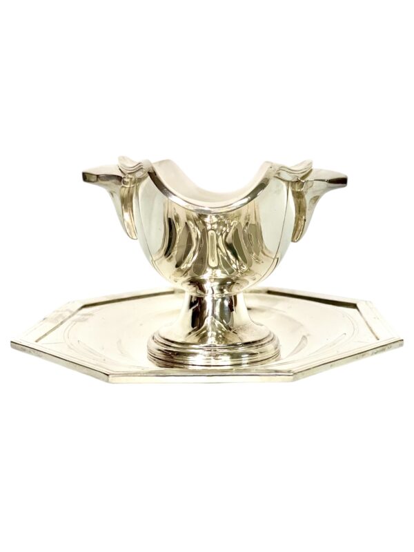 Art Deco Silver Plated Sauce Boat, Circa 1930s