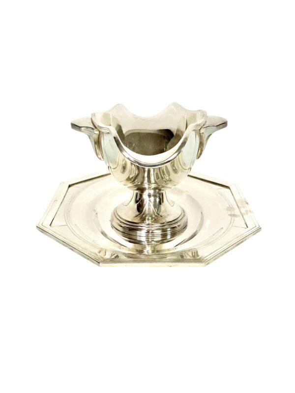 Art Deco Silver Plated Sauce Boat, Circa 1930s - Image 5