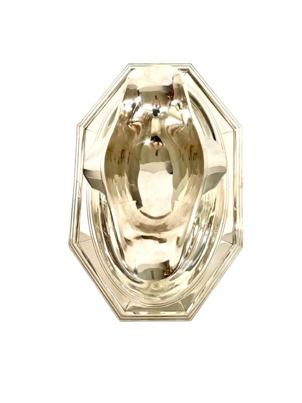 Art Deco Silver Plated Sauce Boat, Circa 1930s - Image 6