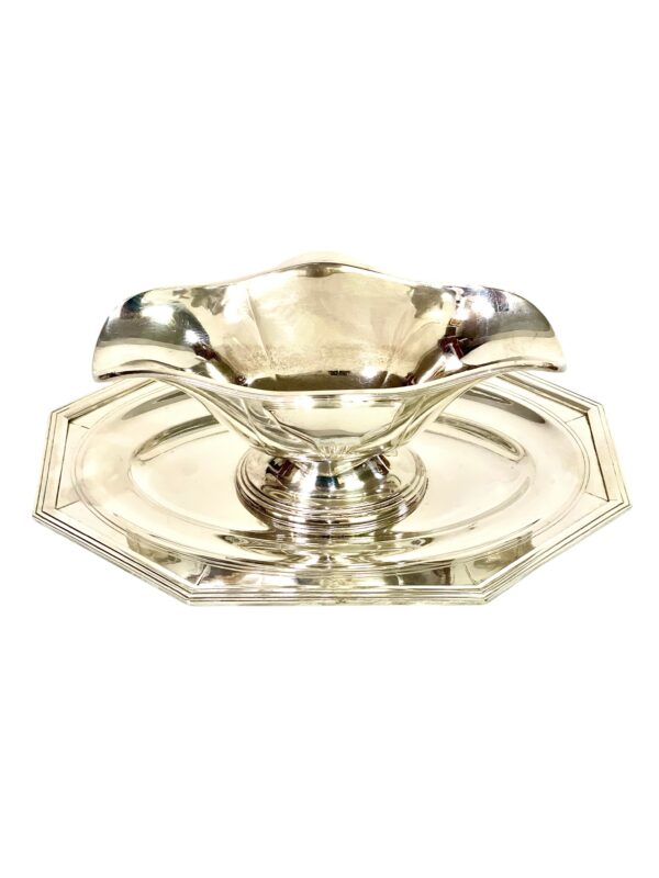 Art Deco Silver Plated Sauce Boat, Circa 1930s - Image 7