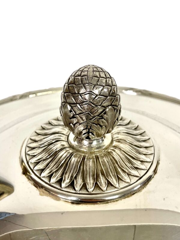 Christofle Silver-Plated Soup Tureen & Tray, Circa 1900 - Image 4