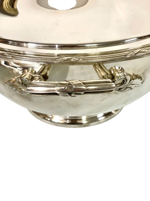 Christofle Silver-Plated Soup Tureen & Tray, Circa 1900 - Image 6
