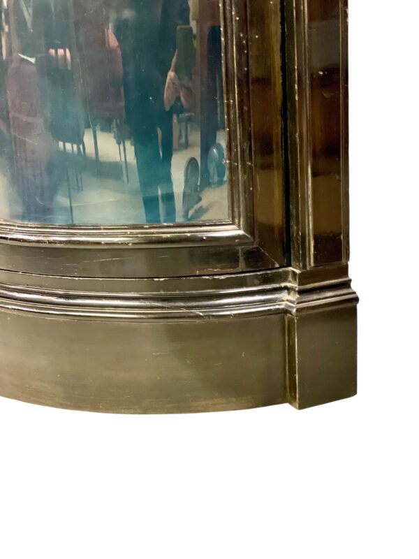 Ebonized Corner Display Cabinet with Marble Top, Napoleon III Period - Image 2