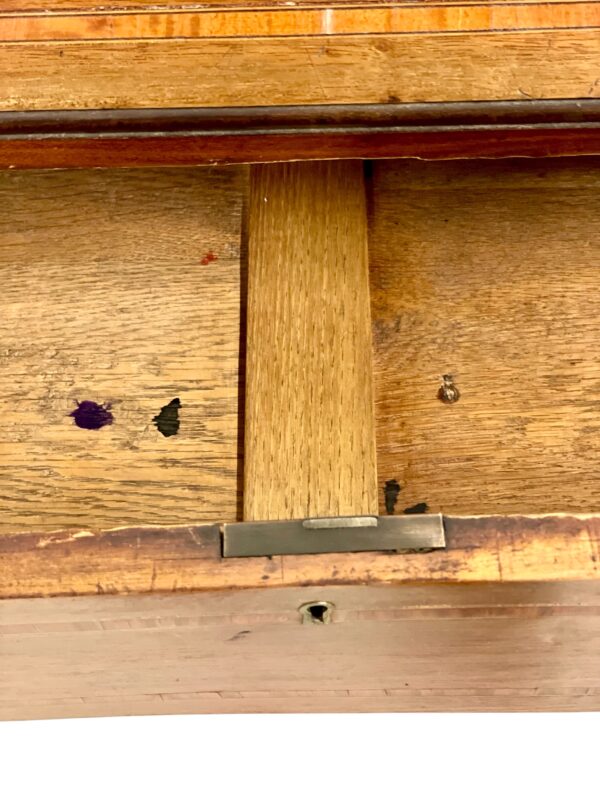 Georgian Style Walnut Fall-Front Bureau with Marquetry, Late 18th Century - Image 15