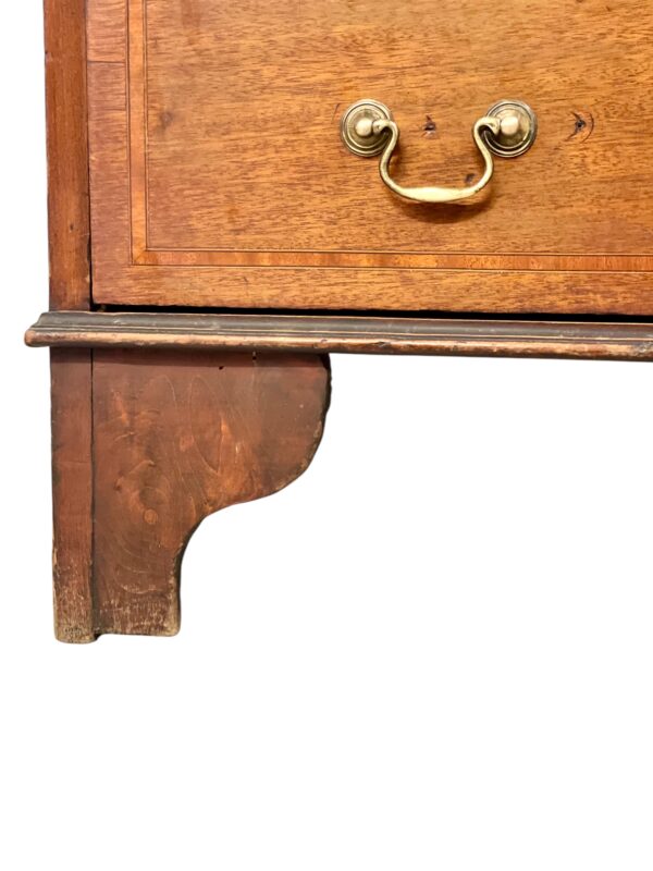 Georgian Style Walnut Fall-Front Bureau with Marquetry, Late 18th Century - Image 20