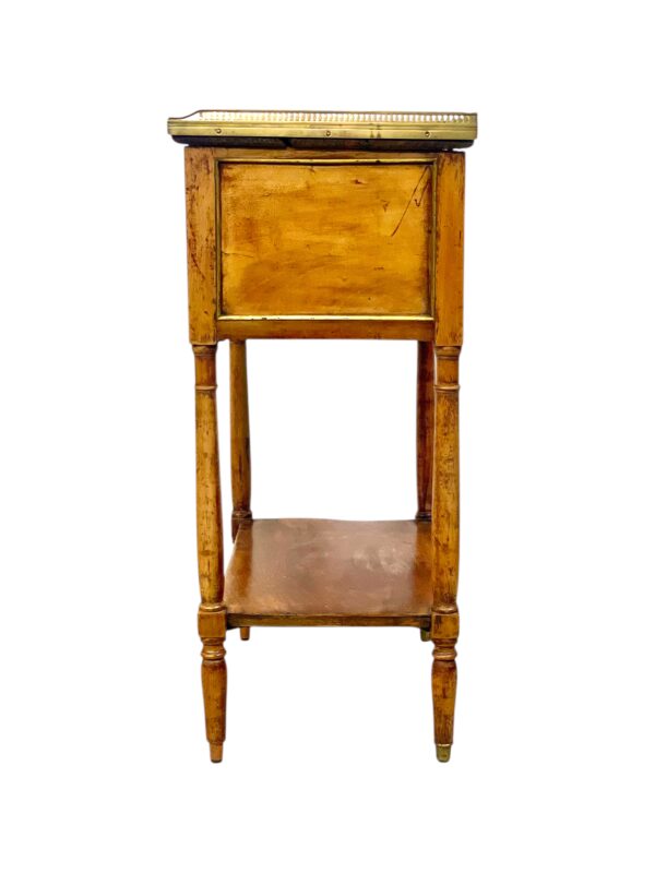 Neoclassical Walnut Nightstand or Side Table, 18th Century