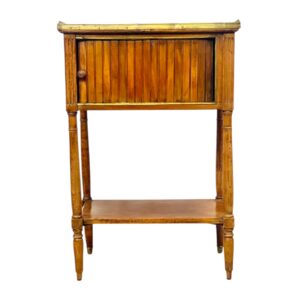 Neoclassical Walnut Nightstand or Side Table, 18th Century