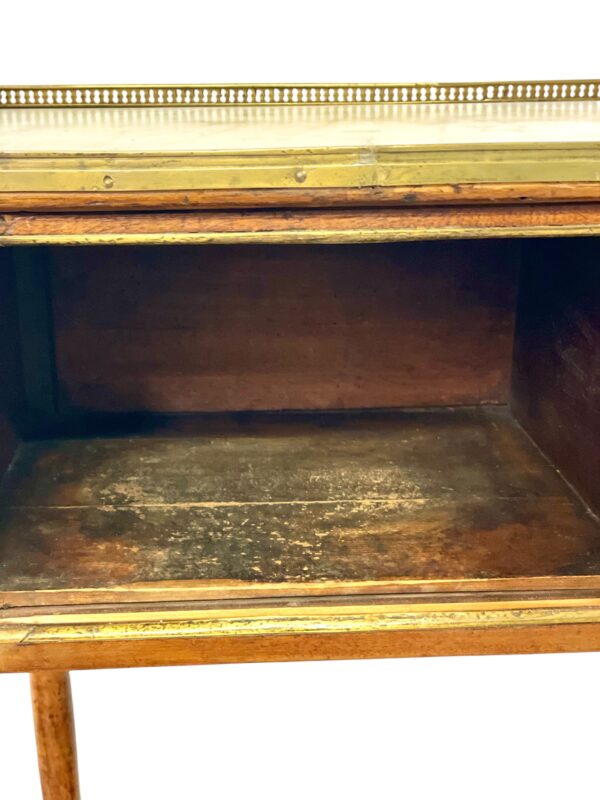 Neoclassical Walnut Nightstand or Side Table, 18th Century