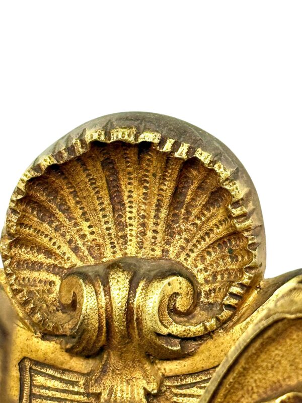 Pair of Heavy 19th Century French Gilt Bronze Wall Coat Hooks - Image 6