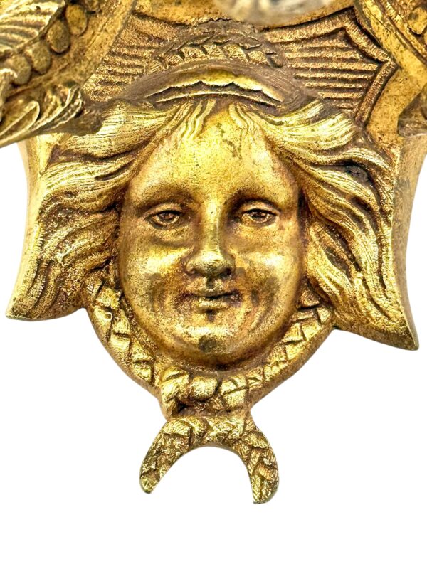 Pair of Heavy 19th Century French Gilt Bronze Wall Coat Hooks - Image 7