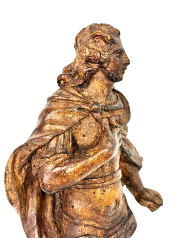 Rare 18th Century Limewood Sculpture of a Royal Figure, Probably Roi Louis XV - Image 13