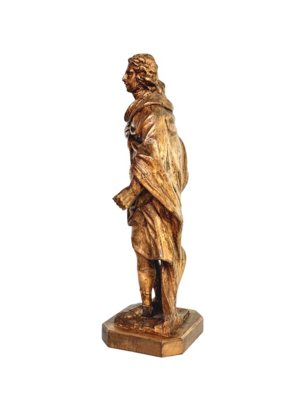Rare 18th Century Limewood Sculpture of a Royal Figure, Probably Roi Louis XV - Image 19