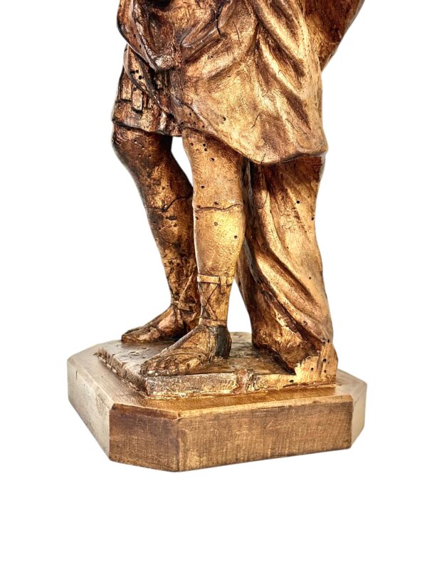 Rare 18th Century Limewood Sculpture of a Royal Figure, Probably Roi Louis XV - Image 7